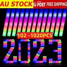 102-1020PC LED Foam Sticks RGB Thunder Wand Glow Sticks Flashing Light Party