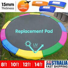 Replacement Trampoline Reinforced Outdoor Round Spring Cover 8 10 12 14 Feet AU
