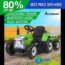 ALFORDSON Kids Ride On Car Tractor 12V Electric Toy Vehicle Child Toddlers Green
