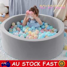 90X30cm Ocean Ball Pit Soft Baby Kids Play Pit Paddling Foam Pool Barrier Toy