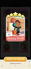 Monopoly Go - 5 Star Sticker / card - Set #14 - Happy Stroll