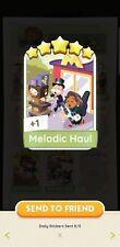 Monopoly Go - 5 Star Sticker / card - Set #17 - Melodic Haul