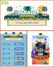 💥24h SERVICE💥 MONOPOLY GO - Parade Partners Event - Full Carry Service 80K